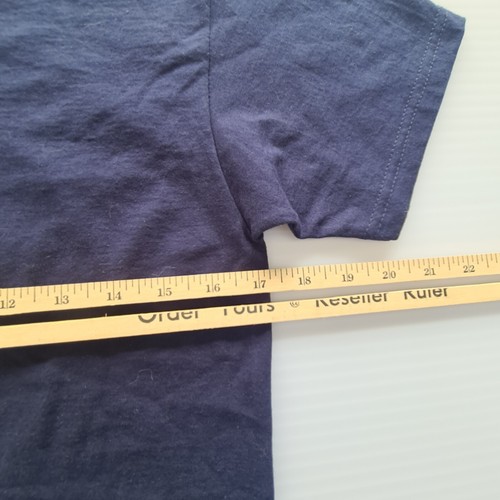 Fruit Of The Loom London England T-shirt Adult S Blue Classic Logo Graphic Tee - Picture 6 of 7