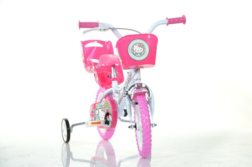 12 Zoll Kinderfahrrad Hello Kitty Original Lizenz Kinderrad Fahrrad Spielrad - Bild 1 von 10