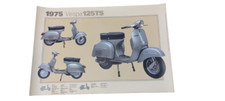 POSTER PLASTIFICATO VESPA 125 TS VNL3T 1975