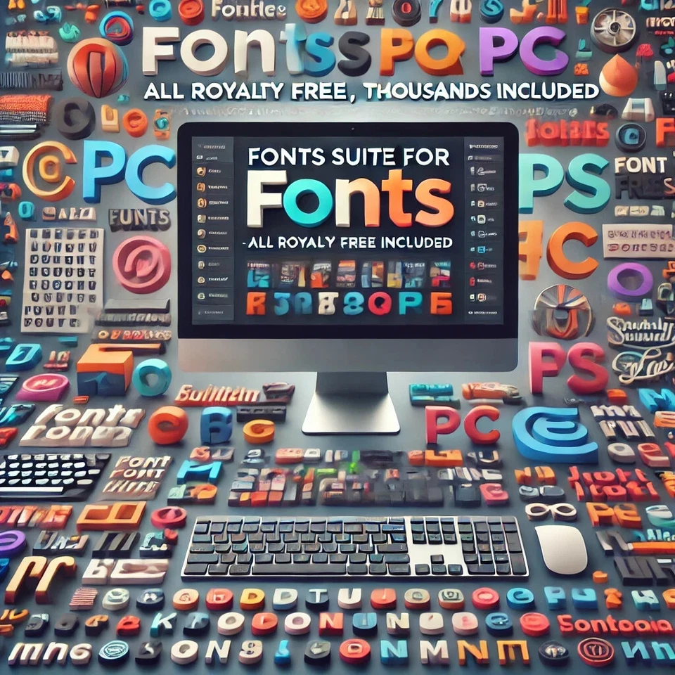 Fonts 120,000 Royalty-Free Fonts DVD | Design & Artwork for Word & Presentations - Image 3 of 4