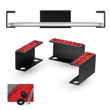 BRAINWAVZ Under Desk Laptop Holder Mount for Desk, Adhesive  Screw in, Devic...