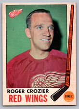 1969-70 O-PEE-CHEE #55 ROGER CROZIER RED WINGS