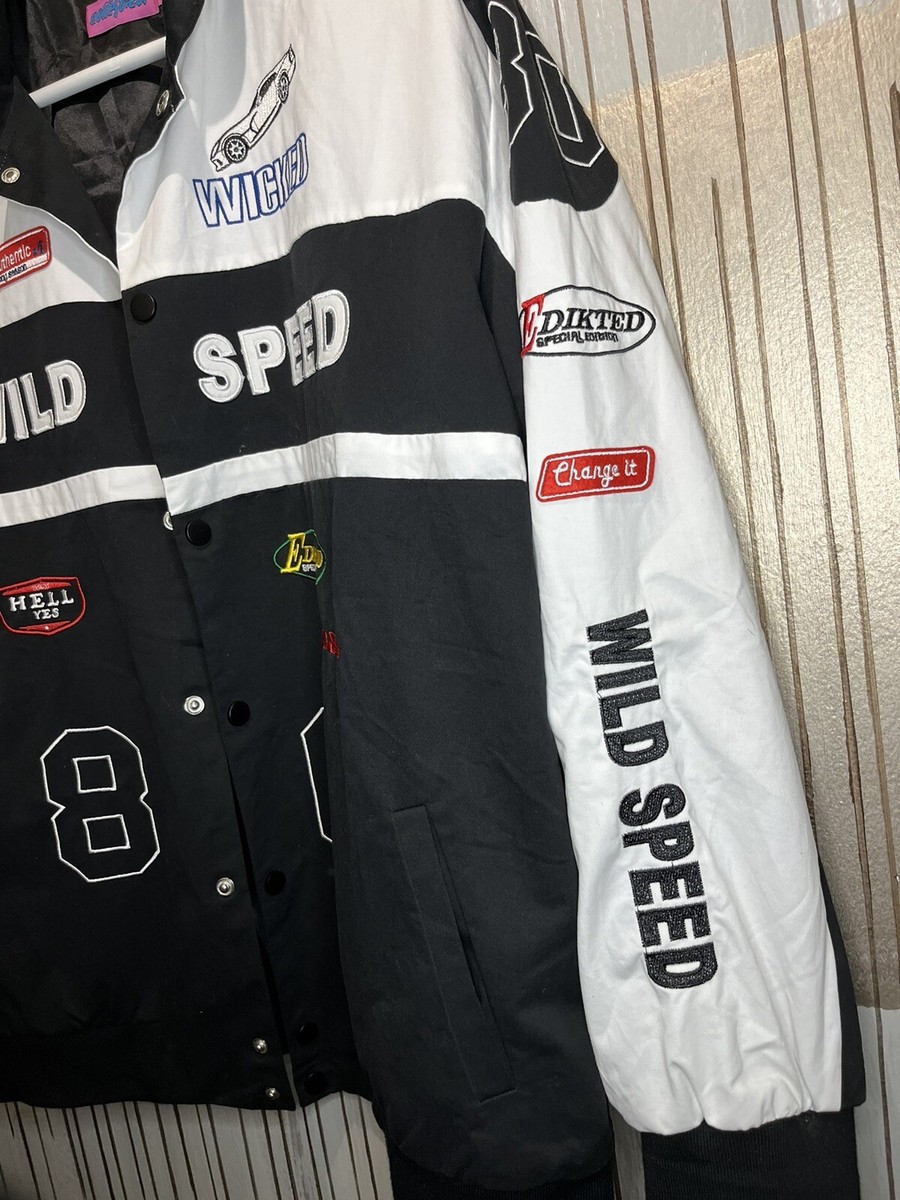 Edikted Race Car Jacket , trendy clothing , vintage jacket Edikted Race Car Jacket , trendy clothing , vintage jacket