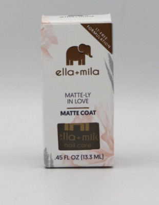 Ella+Mila - Matte-Ly In Love satin-matte nail finish