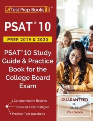 PSAT 10 Prep 2019 & 2020: PSAT 10 Study Guide & Practice Book for th - VERY GOOD