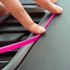 Car Interior Parts Pink Point Edge Gap Door Panel Molding Line Auto Accessories