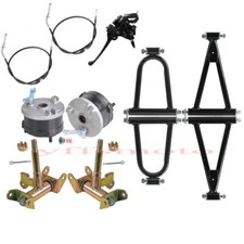 Suspension Shock Swing Arm Drum Brake Hubs Throttle Cable for 4 Wheeler ATV Quad