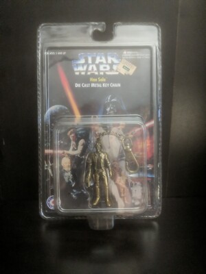 STAR WARS | Han Solo Die Cast Metal Keychain PLACO TOYS 1997