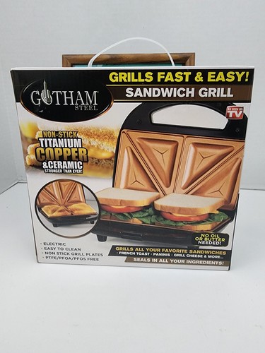 gotham steel dual electric sandwich maker