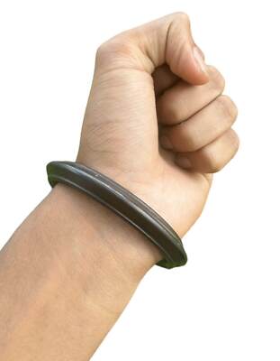 SARBLOH STEEL Pure Iron Round Smooth Sikh Singh Kaur Khalsa Kara Sikh Bangle B8 - Foto 2