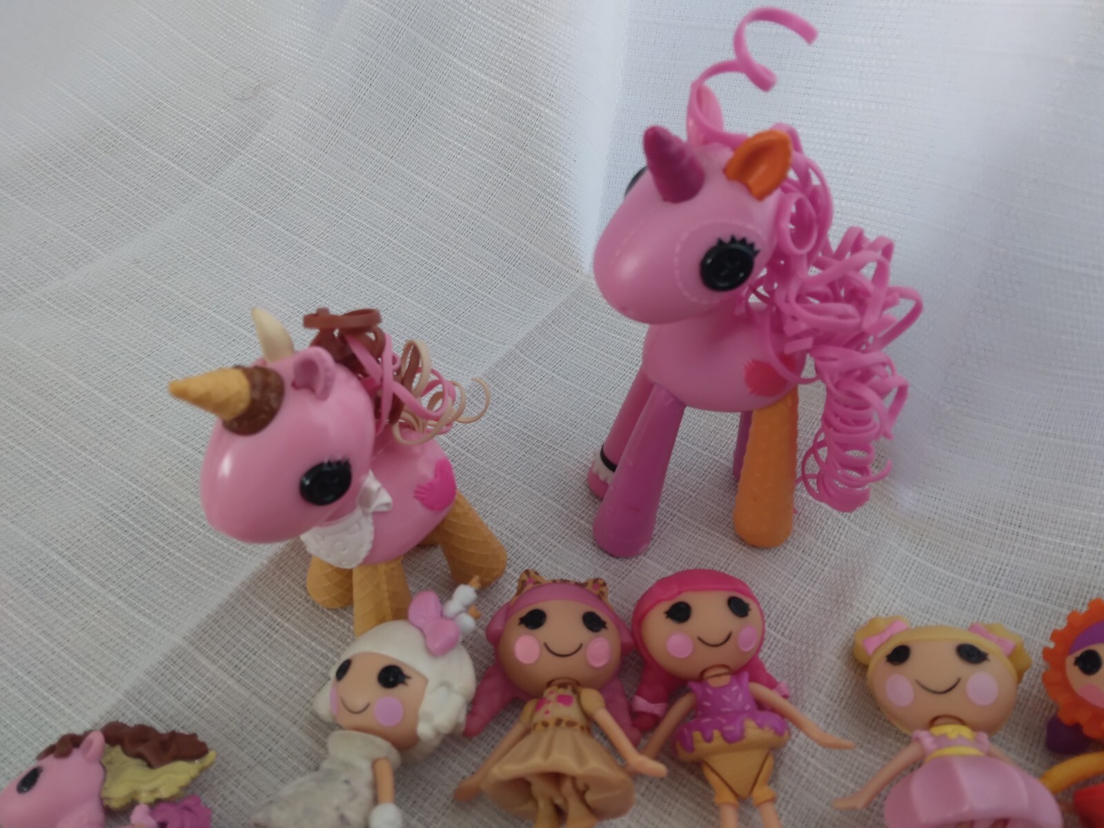 Mini Lalaloopsy doll lot 9 dolls with horses