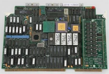 12869 MICROBAR SYSTEMS PCB, GPC68020 W/ 2X GPC68020 MEMORY PWA18-032 PWA18-030