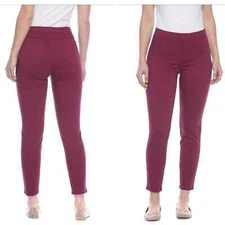 FDJ French Dressing Merlot Wonderwaist Pull On D-Lux Denim Jeans Size 10
