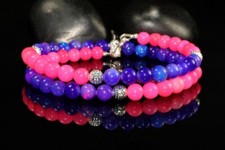 Opal Balls Necklace October Birthstone Ethiopian Fire Opal Balls Necklace