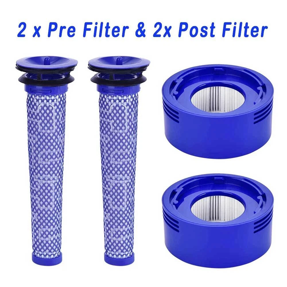 2x Pre & 2x Post HEPA Filter For Dyson V8 V7 Animal Absolute Vacuum Replacement