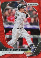 2020 Panini Prizm Nolan Arenado #230 Red Wave 53/99
