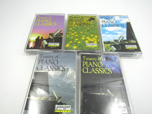 A Treasury of Piano Classics Volumes 1, 2, 3, 4 & 5 - Cassette Tapes