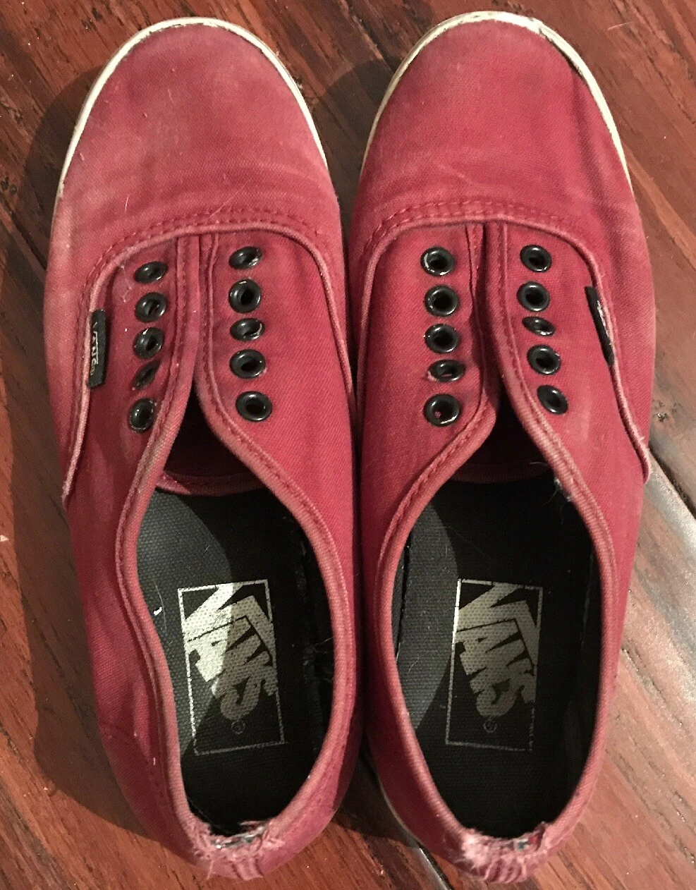 Sneakers Vans rosso marrone uomo taglia 4 donna taglia 5 5 scarpe