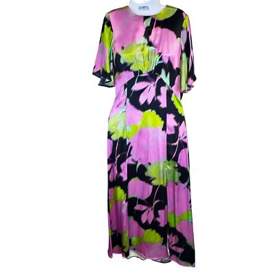 austin floral print midi dress Baltic Born Womens Austin Kimono Dress | Cobalt Print