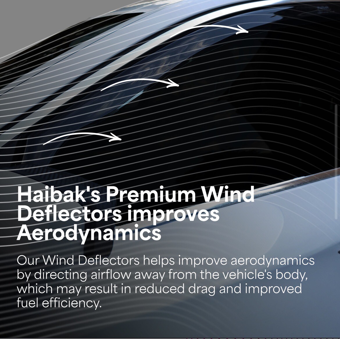 Fiat 500 Abarth 2007 Onwards 3 Doors 2pc Haibak Wind Deflectors Tinted