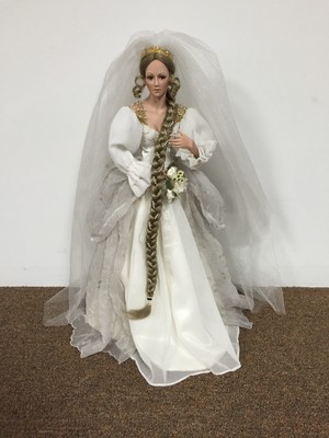 rapunzel bride doll