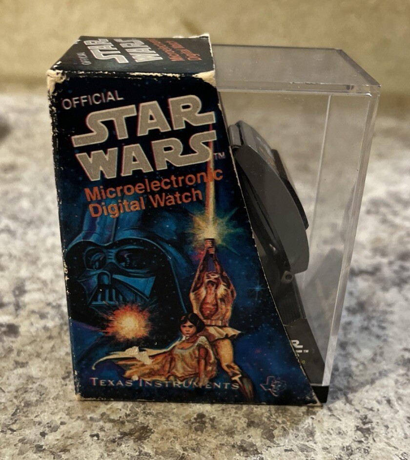 Vintage Texas Instrument Star Wars Digital Watch R2D2 C-3PO