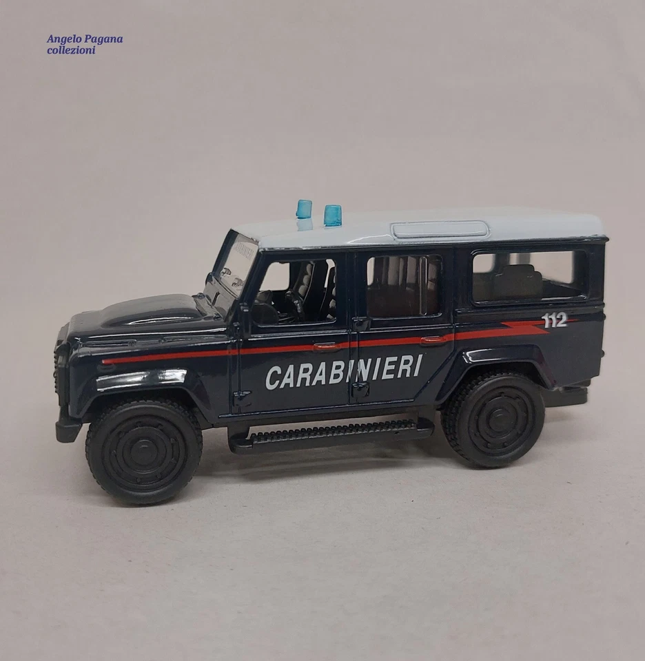 modellino auto scala 1:43 land rover defender dei carabinieri della newray 1/43 - Immagine 3 di 4