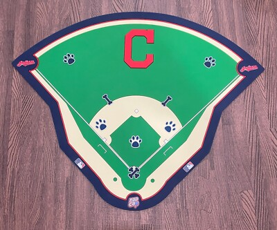 Cleveland Indians Field Pet Feeding Mat / Nap Cap Dog Food Mat or Cat Food Mat