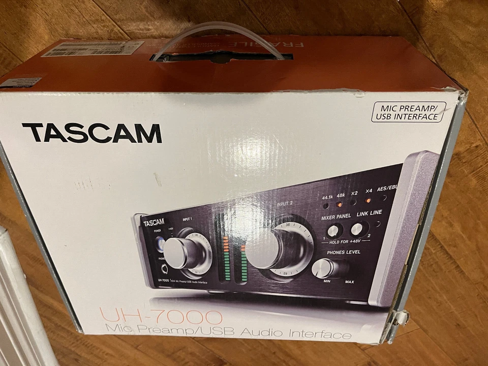 Tascam UH-7000 HDIA Mic Preamp USB Audio Interface - Image 3 of 4