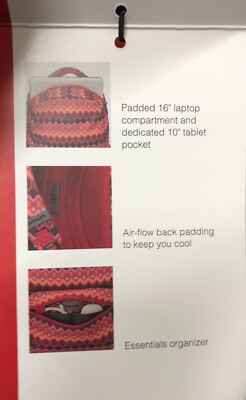Swiss Gear Wenger 606889 - red native print 16  display picture 2