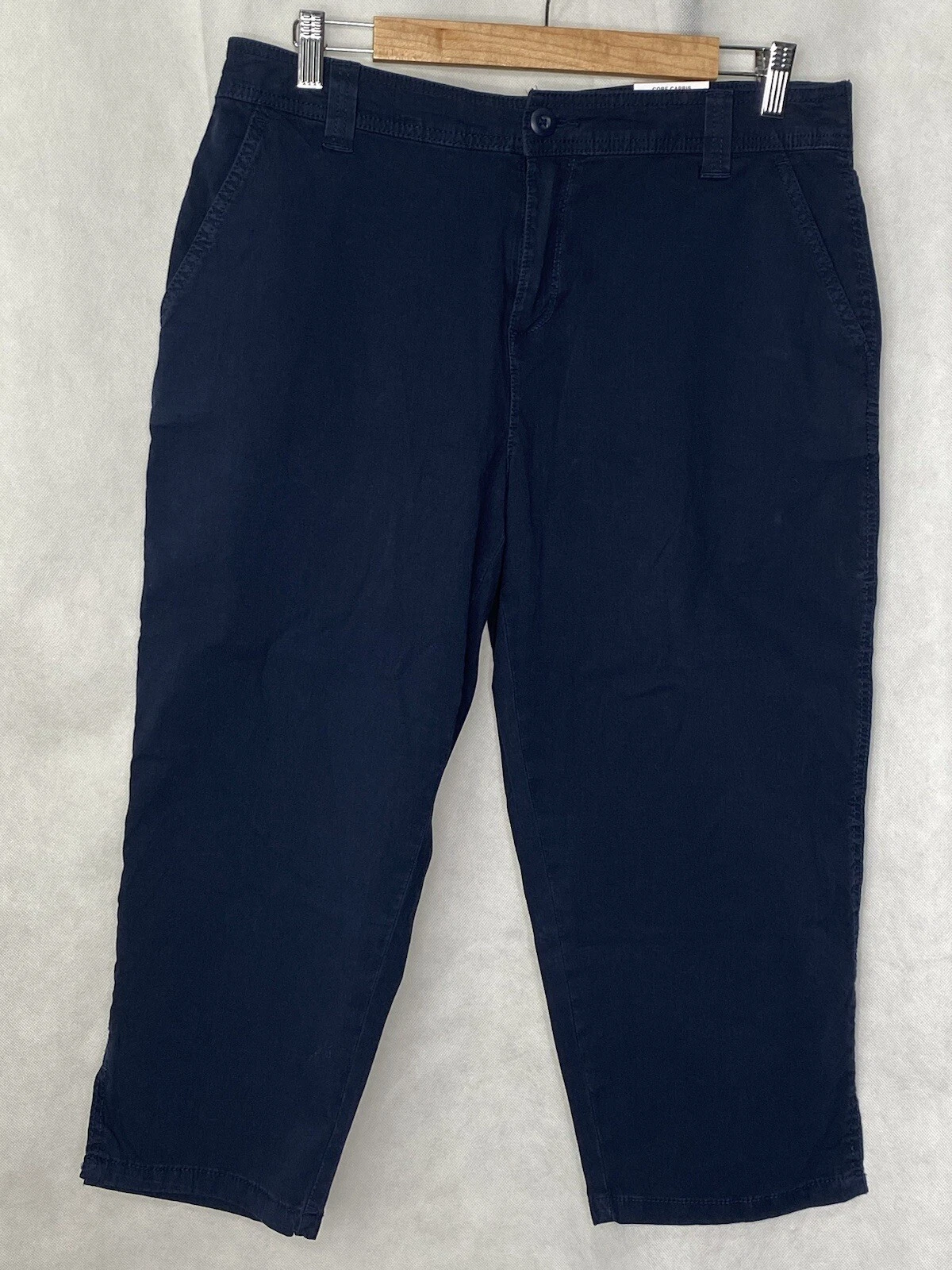 Style & Co Women’s Capri pants slacks chinos industrial navy blue Size 12p