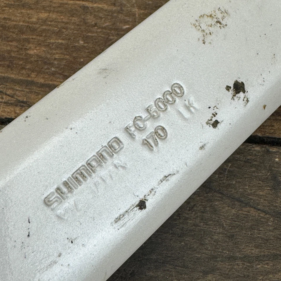 Brazo de manivela Shimano Sante FC-5000 de colección izquierdo solo 170 mm blanco Foto 4 de 4