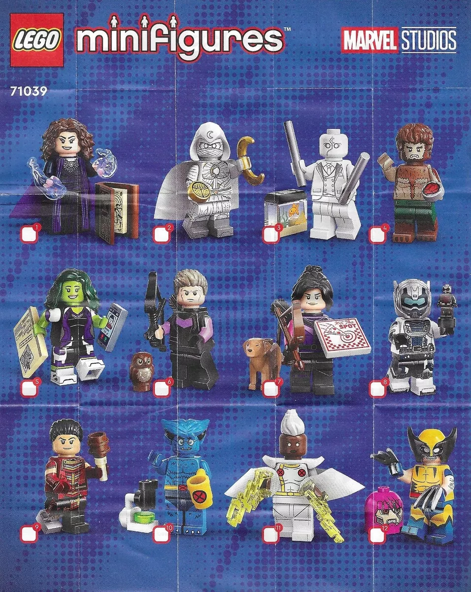 Minifiguras LEGO® Marvel Series 2. 71039