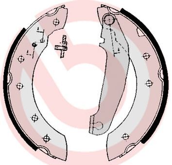 Brembo S 86 502 Bremsbackensatz FüR Volvo-image