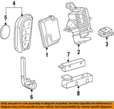 GM OEM 16-26 Blazer Electrical Keyless Entry Components-Key 13523213