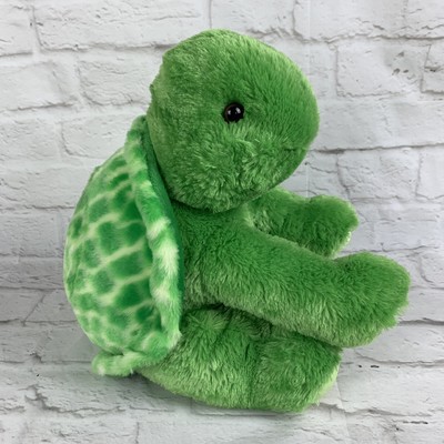 Aurora World Cute Plush Green Turtle Stuffed Animal Toy Soft 13