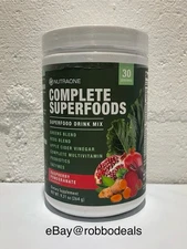 NutraOne Complete Superfoods Mix Raspberry Pomegranate Blend Exp 2026