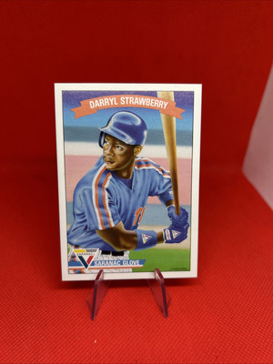 Darryl Strawberry Saranac Glove Baseball Card ULTRA RARE Mets