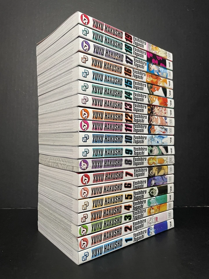 YuYu Hakusho Manga Volumes 1-19 English Complete Set New Authentic Viz Media - Image 2 of 4