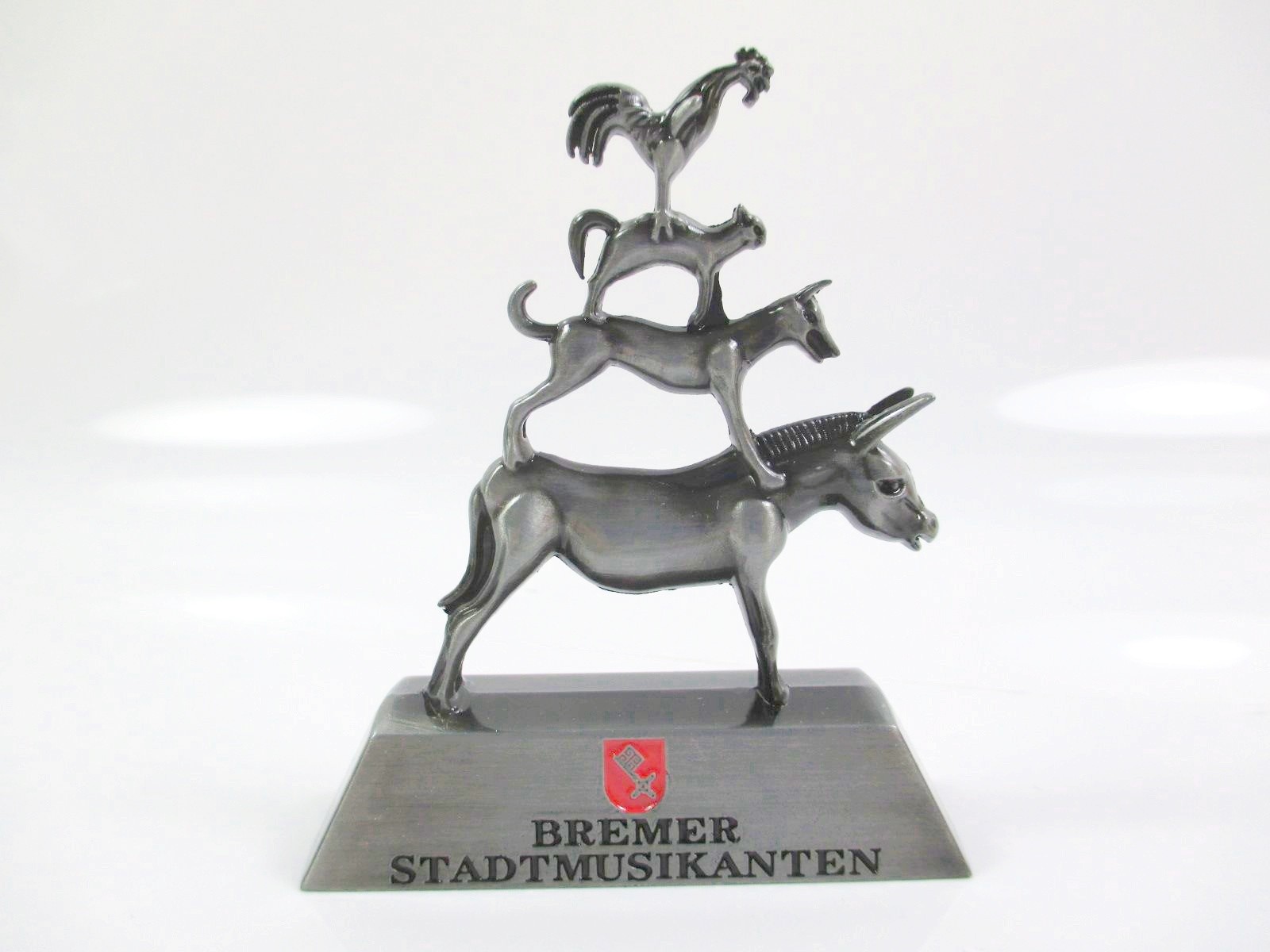 Bremen model Bremen town musicians souvenir metal 8 cm Germany souvenir (si)
