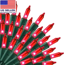 Christmas 100 Count String Light, 20FT Plug in Waterproof String Light Decoratio