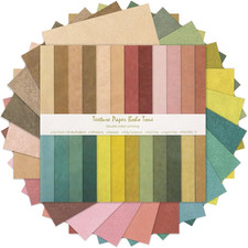 24 Sheets Scrapbook Paper, 12X12In Double-Sided Bohemian Patterned Craft Paper