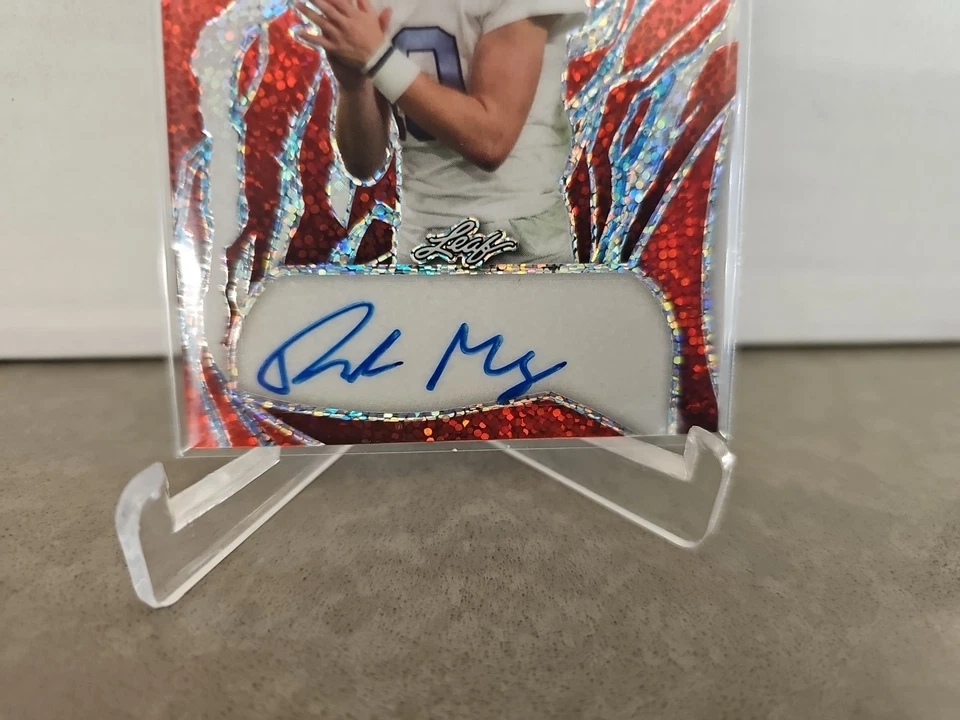 2023 Leaf  DRAKE MAYE RC Rookie Autograph 4/9 Shimmer  - Image 2 of 4