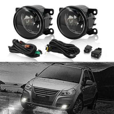 H11 Clear Front Fog Lights For Suzuki Grand Vitara SX4 4Dr Sedan 2006-2012 LH RH