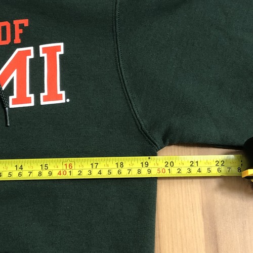 University Of Miami Champion Hoodie Pullover Herren Gr. Small Grün Orange Sport - Bild 16 von 16