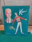 Vintage Mattel 1963 Ken Doll Case ( Blue ) University Wardrobe Vinyl