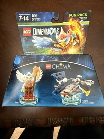 LEGO Dimensions: Lot of 3 - (71222) Laval Fun Pack (71223) Cragger (71232) Eris