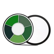 6 Colors Face Paint, Witch Makeup, Washable Formula Makeup Body Painting Green