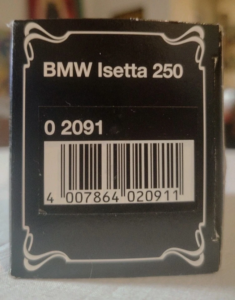 SCHUCO 1:43 -BMW ISETTA 250-Modellino Auto Metallo Verde - Made In Germany - Immagine 4 di 4