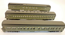 3 x SPECTRUM BACHMANN HO gauge HEAVYWEIGHT SANTA FE PASSENGER CARS - GREEN,   b